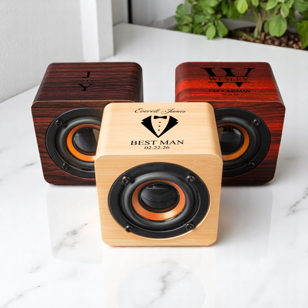 Customized Groomsmen Bluetooth Speaker