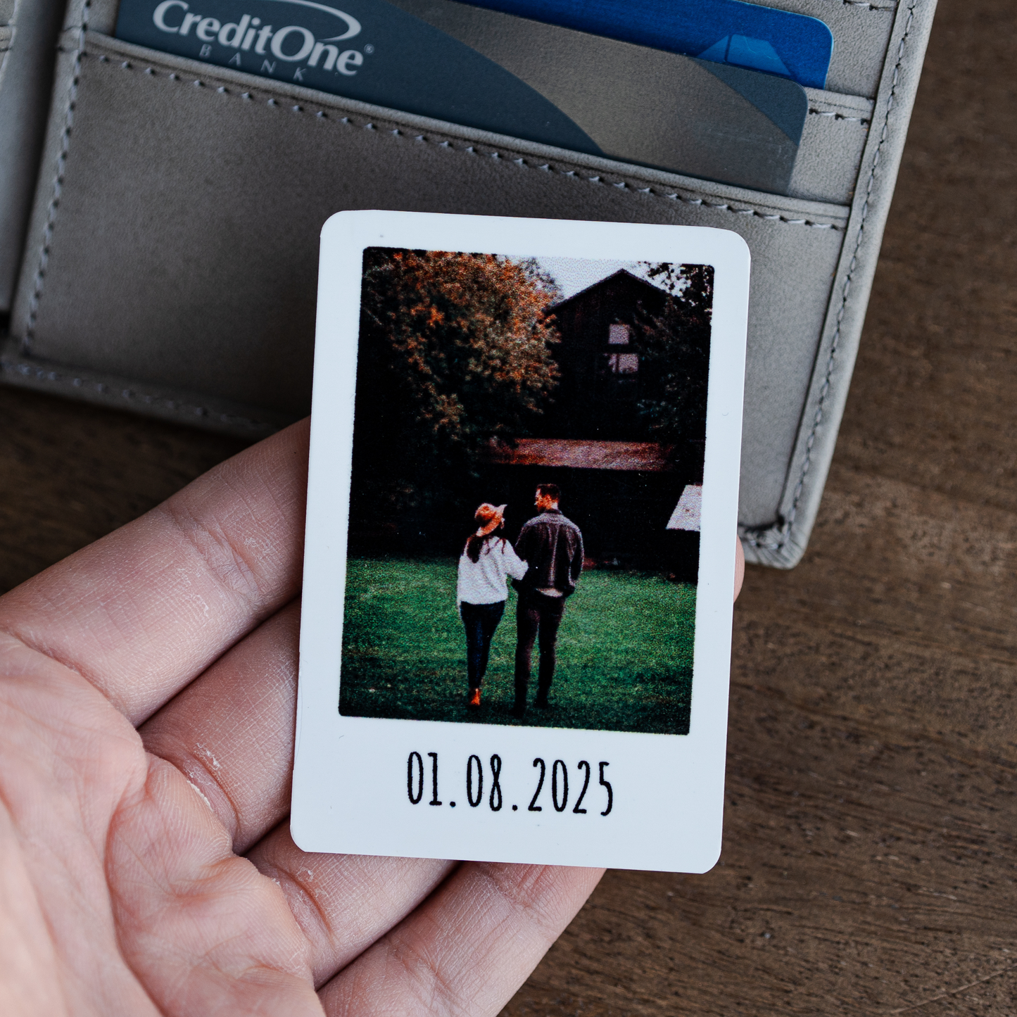 Customized Photo Polaroid Wallet Cards
