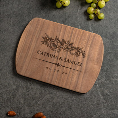 Customized Thin Oval Cutting Boards - The Together Collection