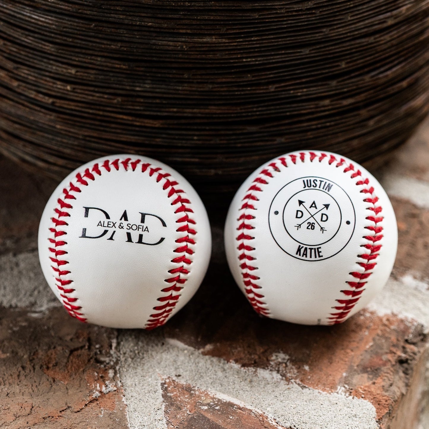 Customized Baseball for Dad