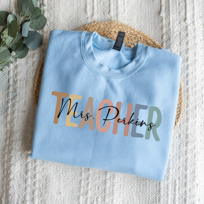 Customized Teacher Sweatshirt
