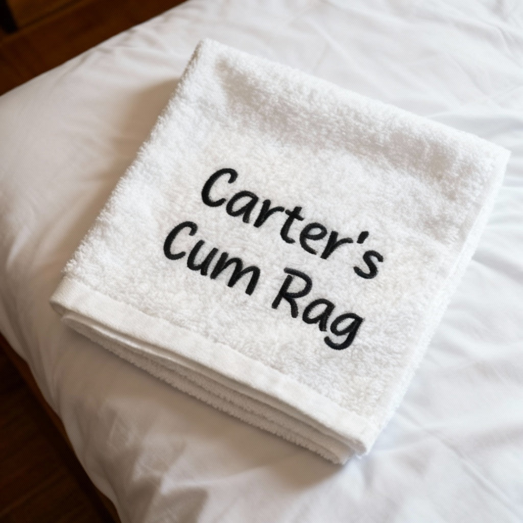 Customized Novelty Washcloth Gift for Boyfriends/Husbands