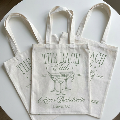 The Bach Club Customizable Tote Bags