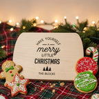 Christmas Collection Custom Thin Oval Cutting Boards