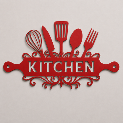 Kitchen Metal Wall Art