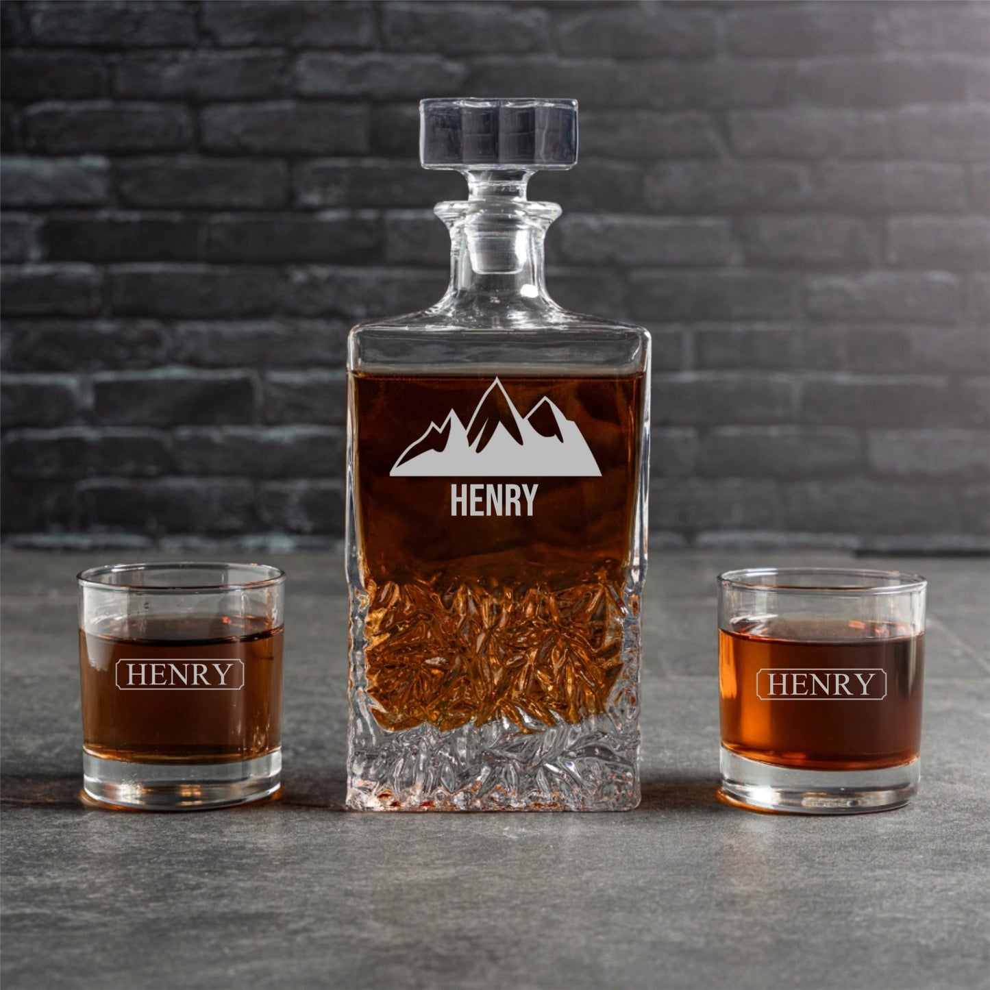 Customized Bradford Decanter Set