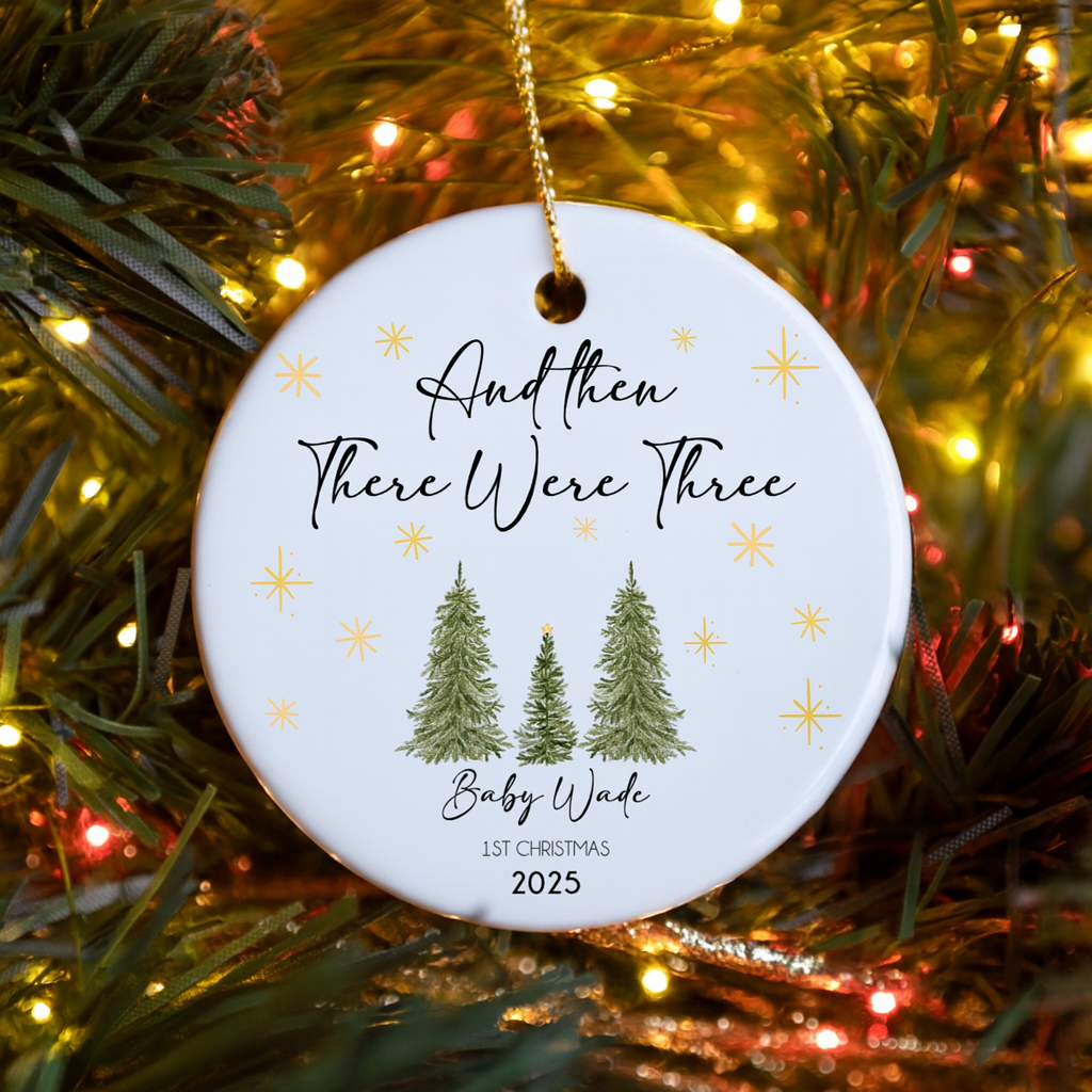 Customized Baby Announcement Ornament