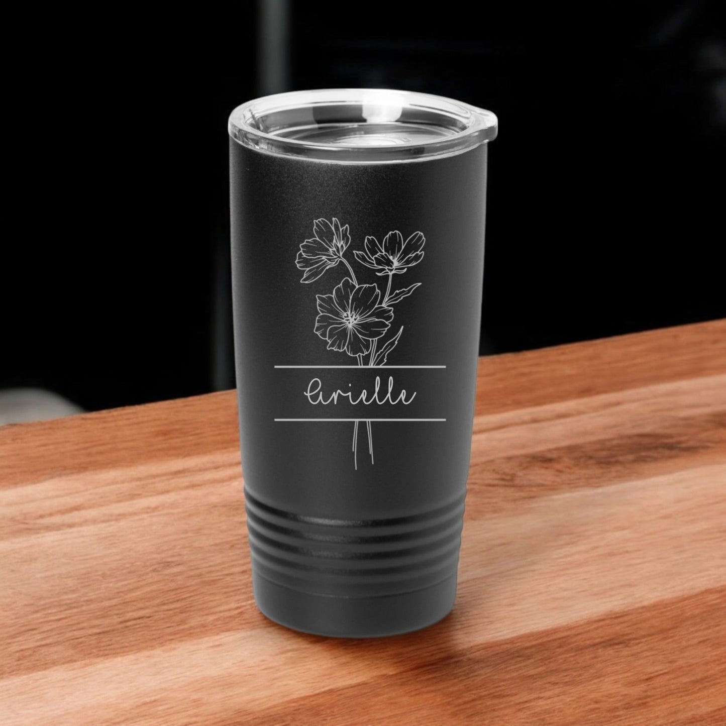 Customized Split Birth Flower 20oz Tumblers