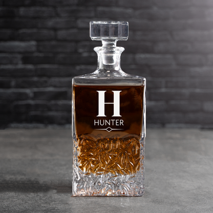 Customized Bradford 24oz. Whiskey Decanters Set of 5
