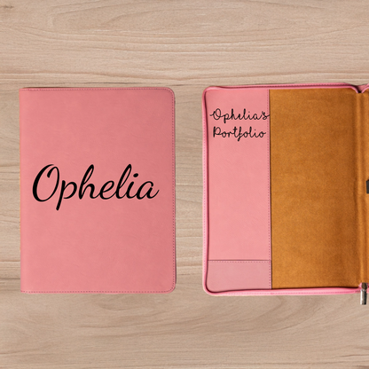 Customized Leather Portfolios - Script Designs