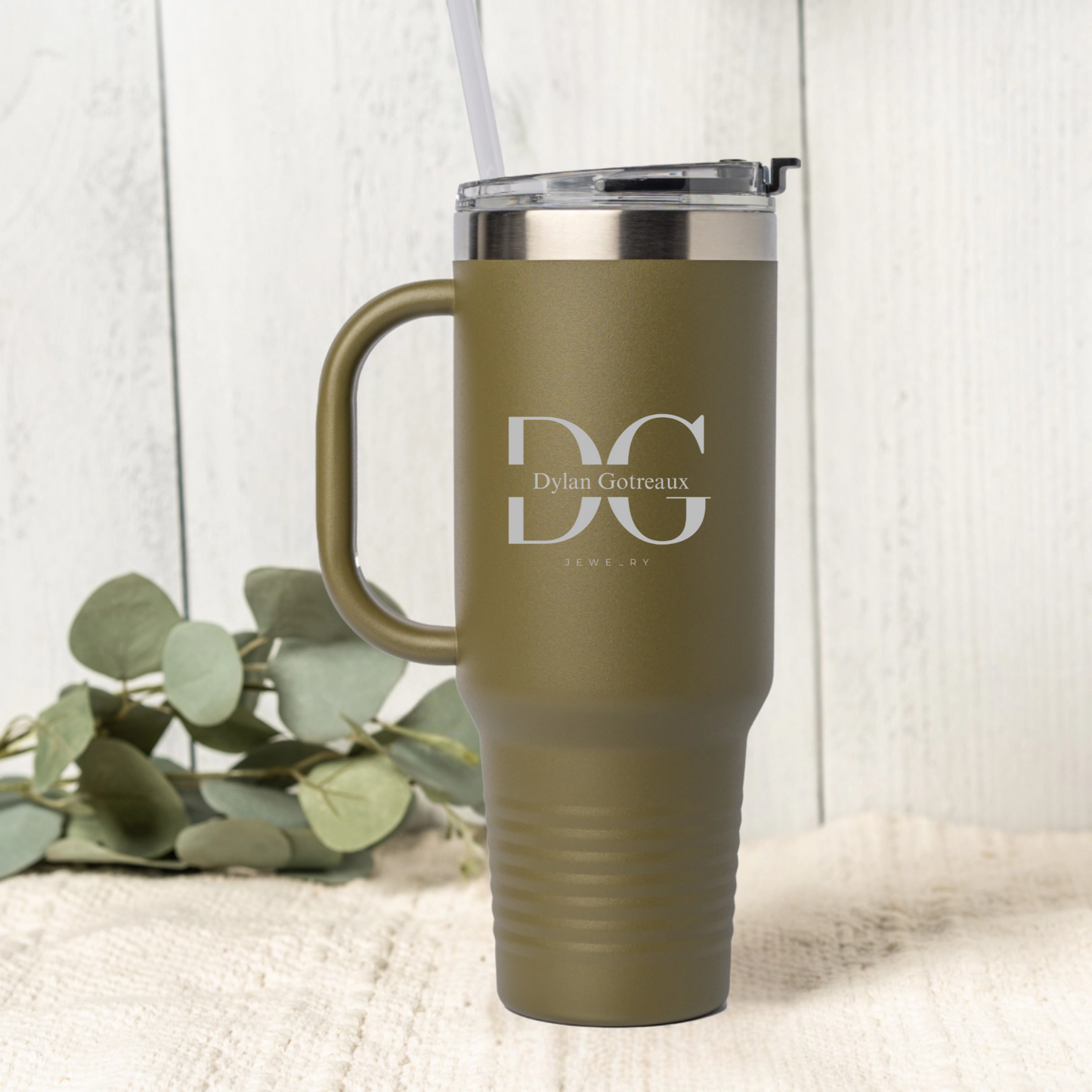 Custom Engraved Logo 40oz Tumbler