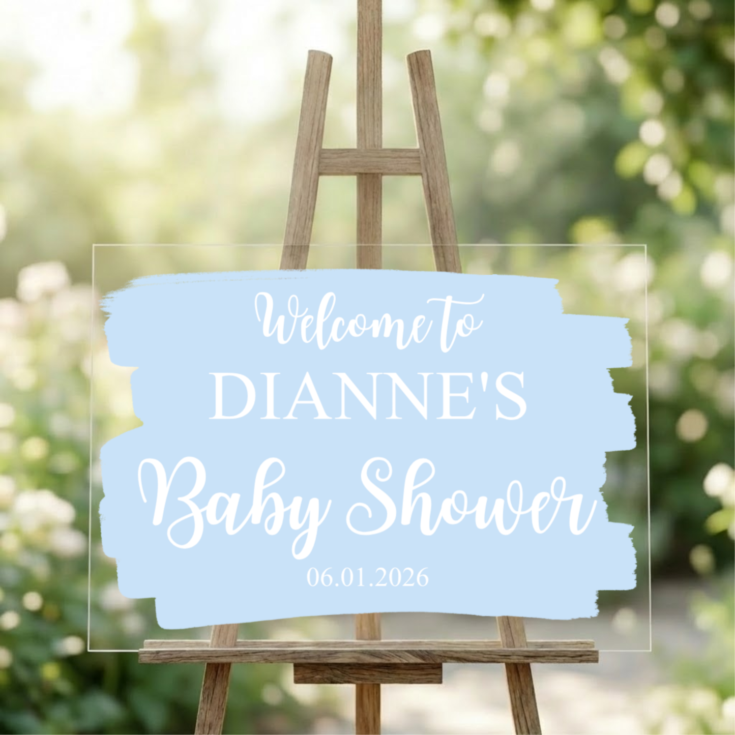 Customized Acrylic Celebration Welcome Sign
