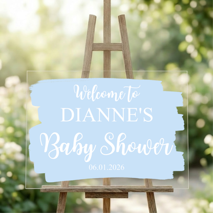Customized Acrylic Celebration Welcome Sign