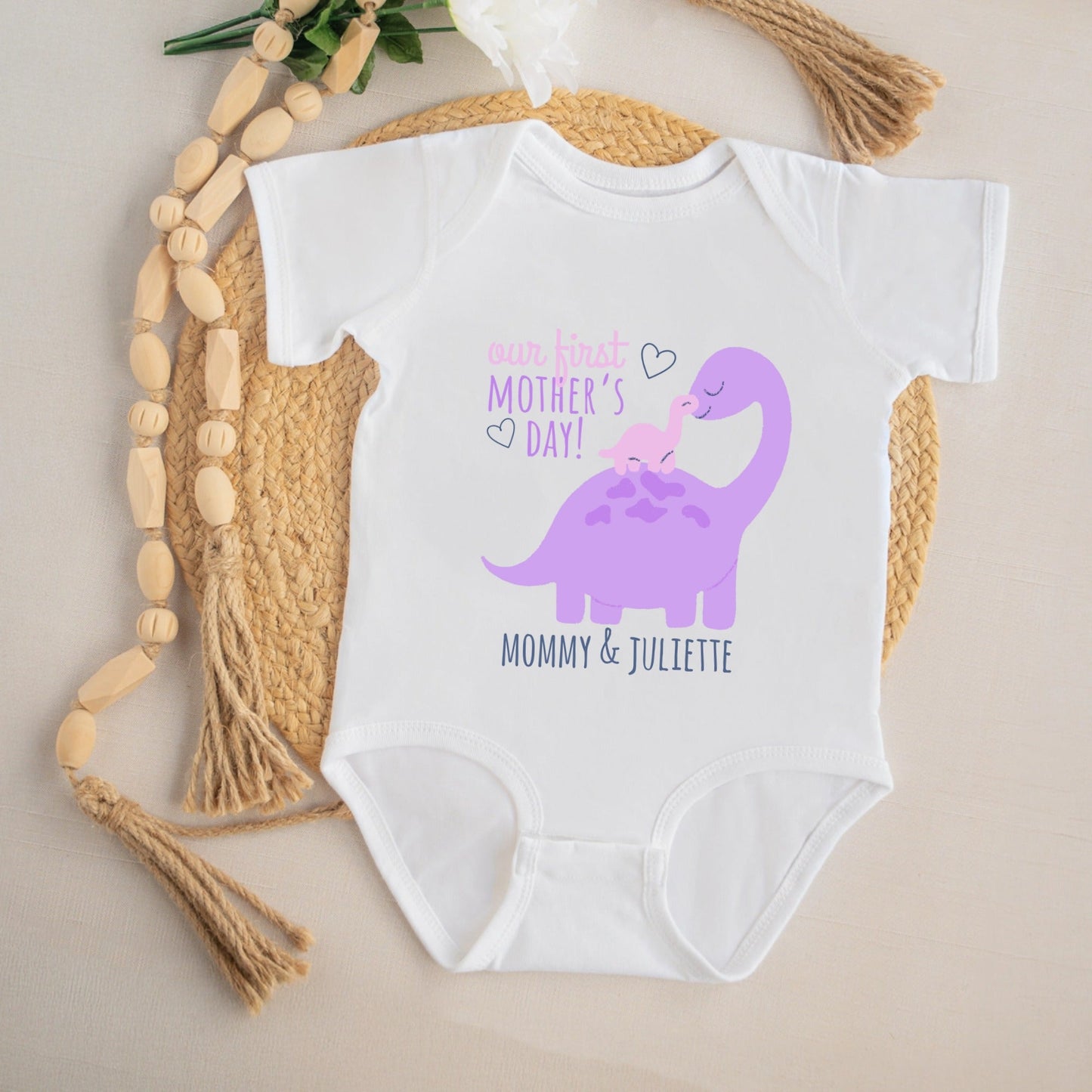 Customized First Mother's Day Baby One-Piece