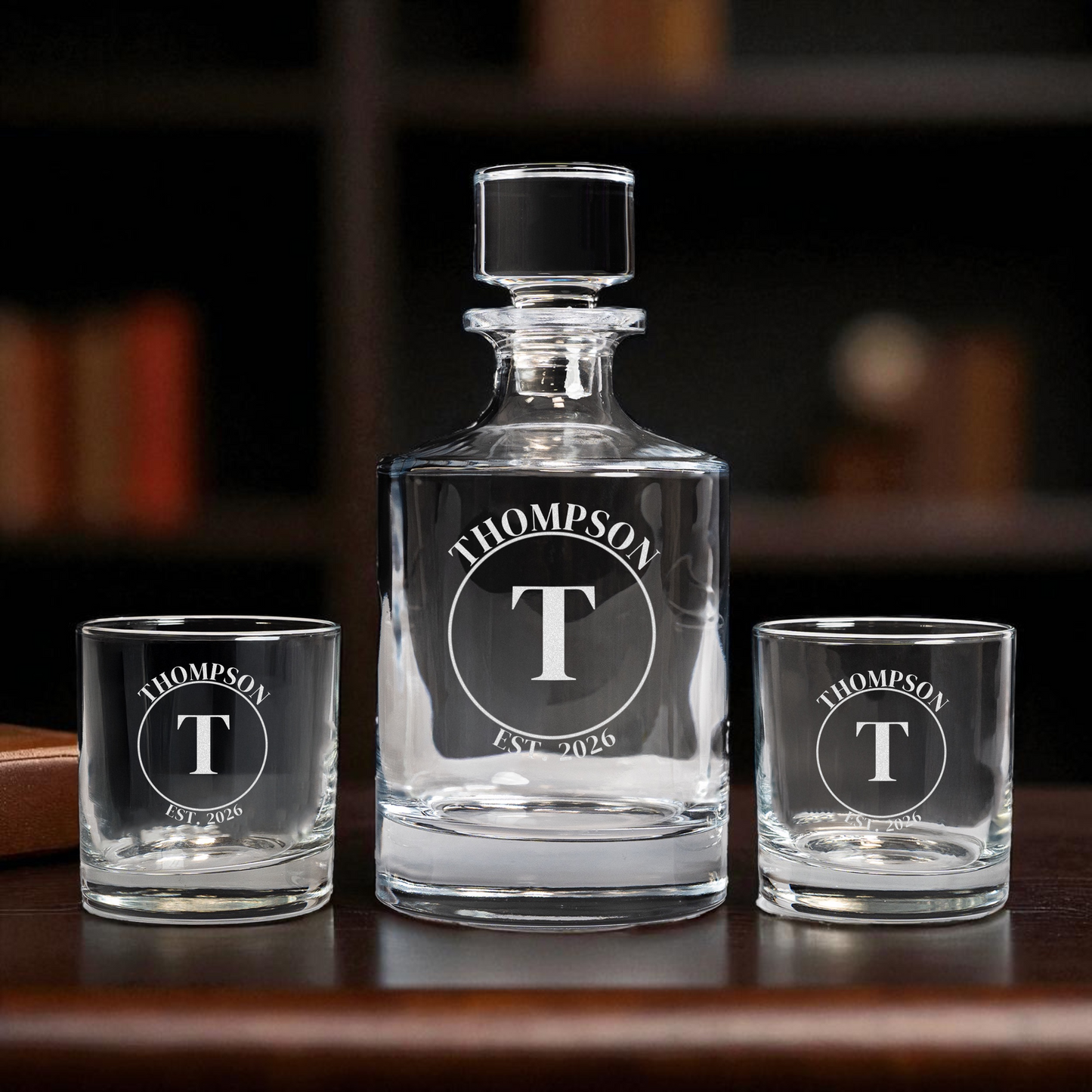 Aberdeen Decanter Set with Custom Gift Box