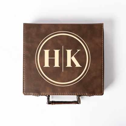 Customized Rustic Poker Set - Signature Designs