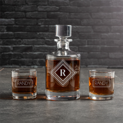 Customized Aberdeen Decanter Set - Signature Designs