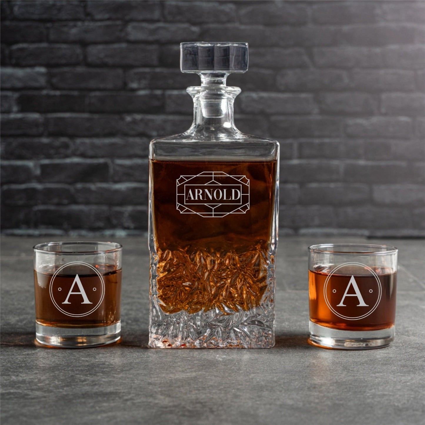 Customized Bradford Decanter Set - Signature Designs