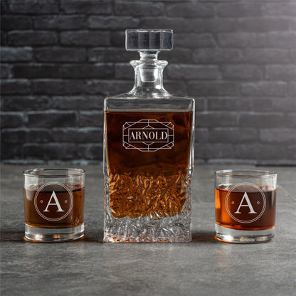 Customized Bradford Decanter Set - Signature Designs