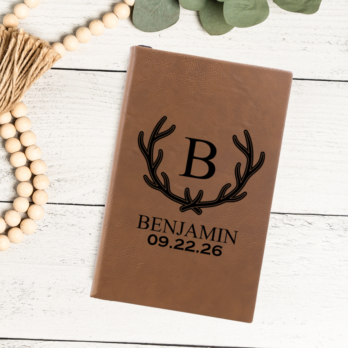 Customized Leather Journal - Groomsmen, Bridesmaids, Best Man