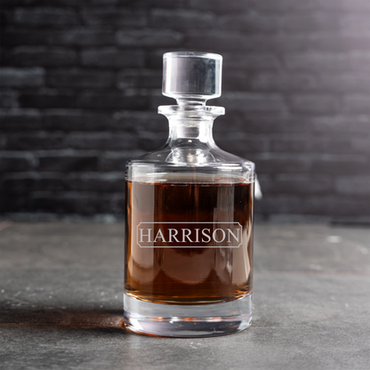 Set of 5 Aberdeen Decanters - Groomsmen Gift