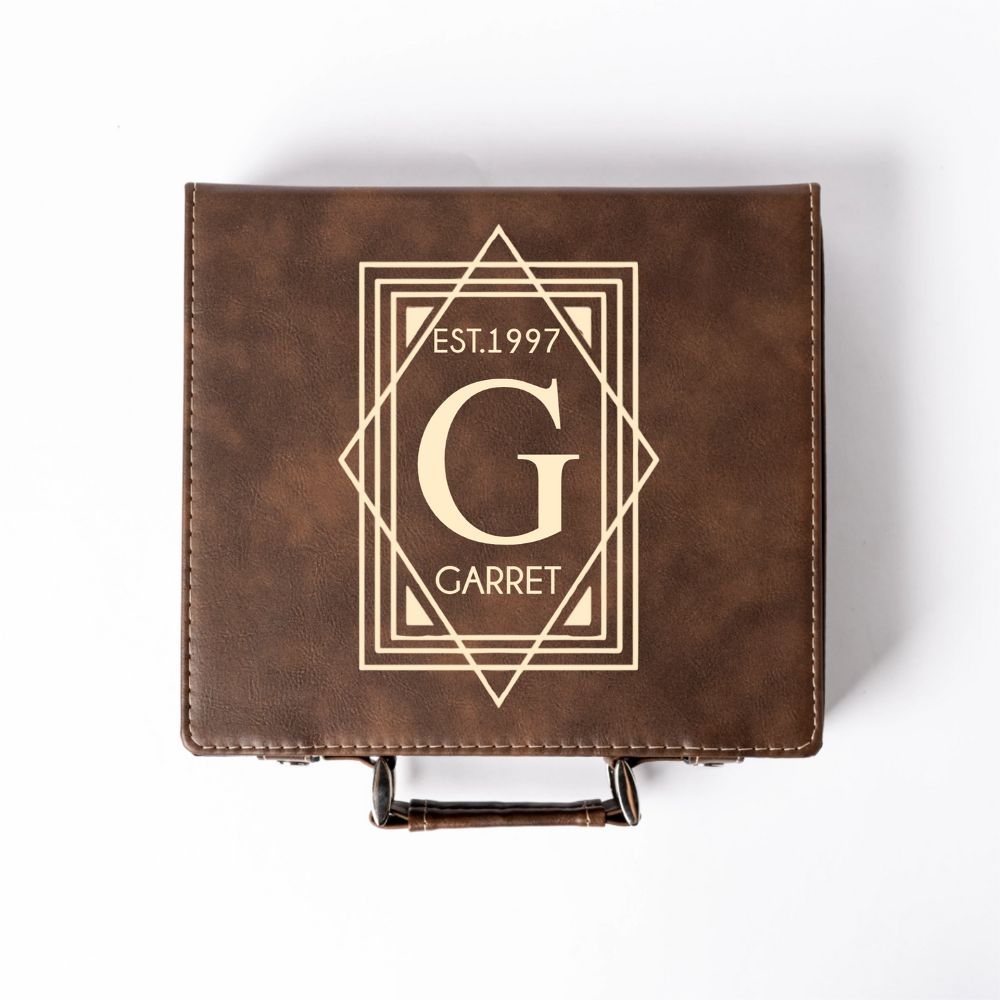 Customized Rustic Poker Set - Signature Designs