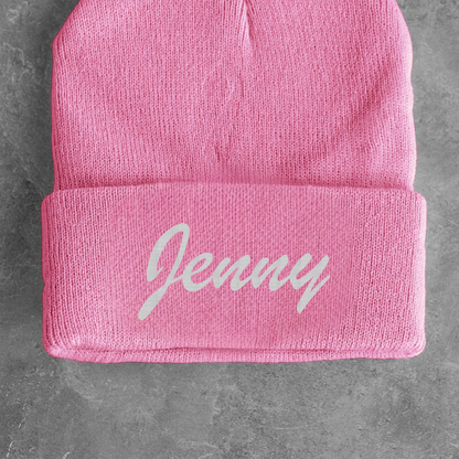 Custom Embroidered Kids Fitted Beanie