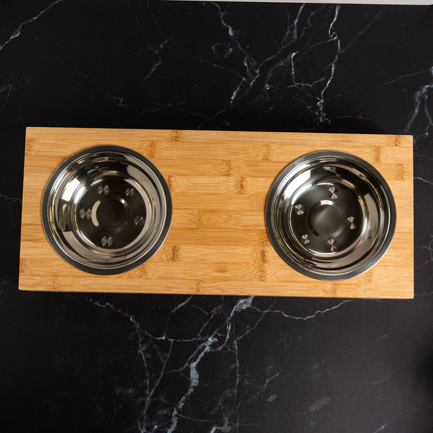 Customized Wood Pet Feeding Stand with Dog Bowls