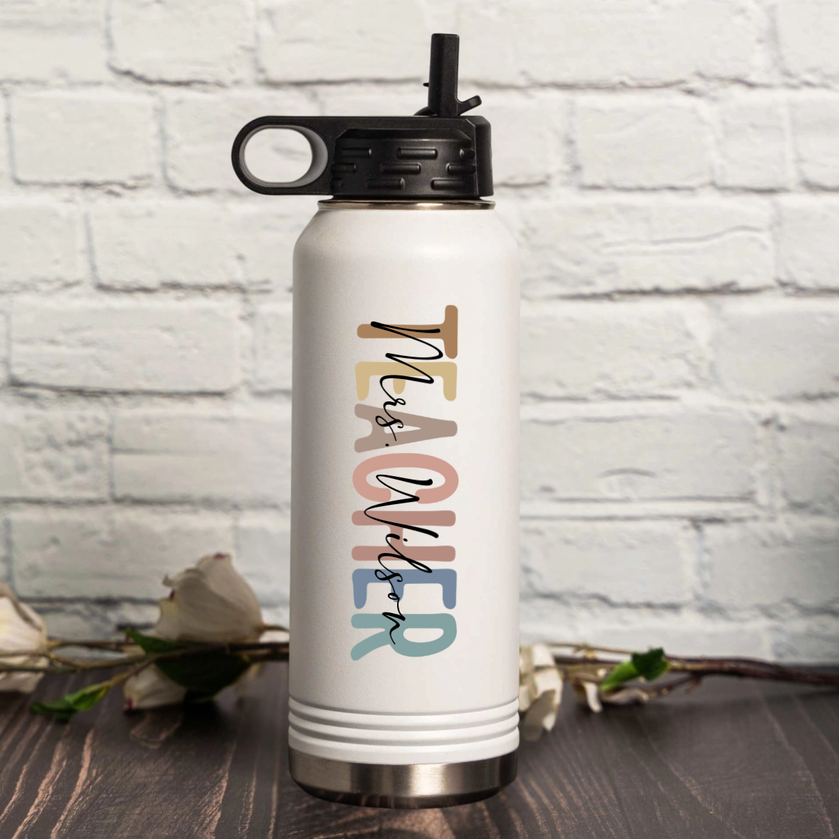 Customized 32oz Teacher Water Bottles