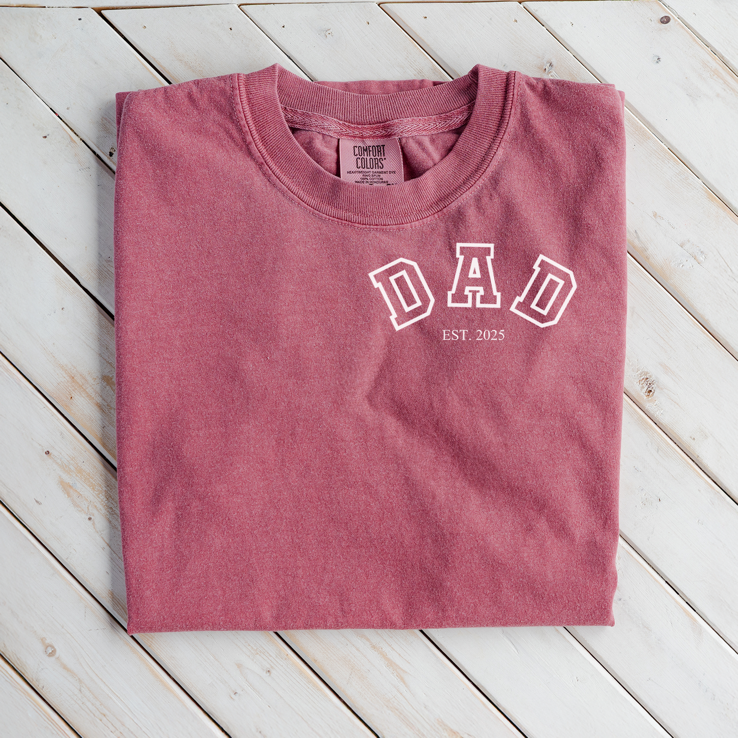 Premium Customized Dad Est.T-Shirt