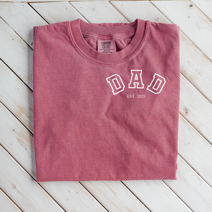 Premium Customized Dad Est.T-Shirt