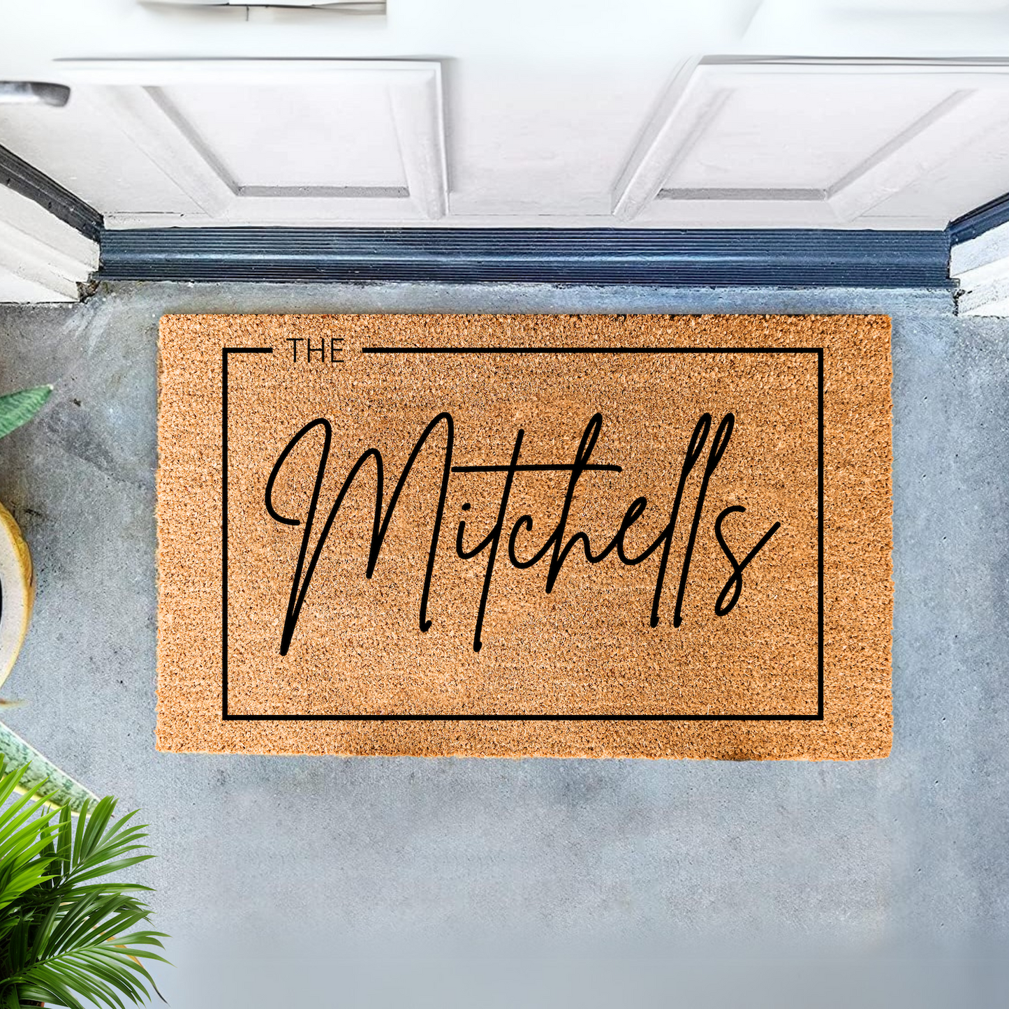 Customized Doormat - Script Font
