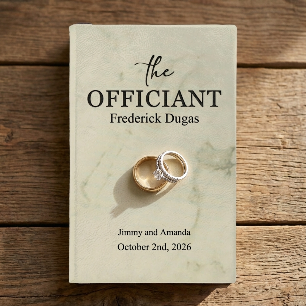Customizable "The Officiant" Wedding Journals