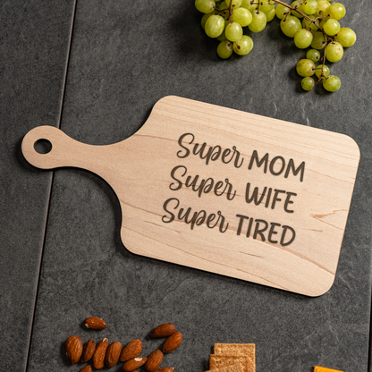 Customized Mother's Day Thin Paddle Serving Boards
