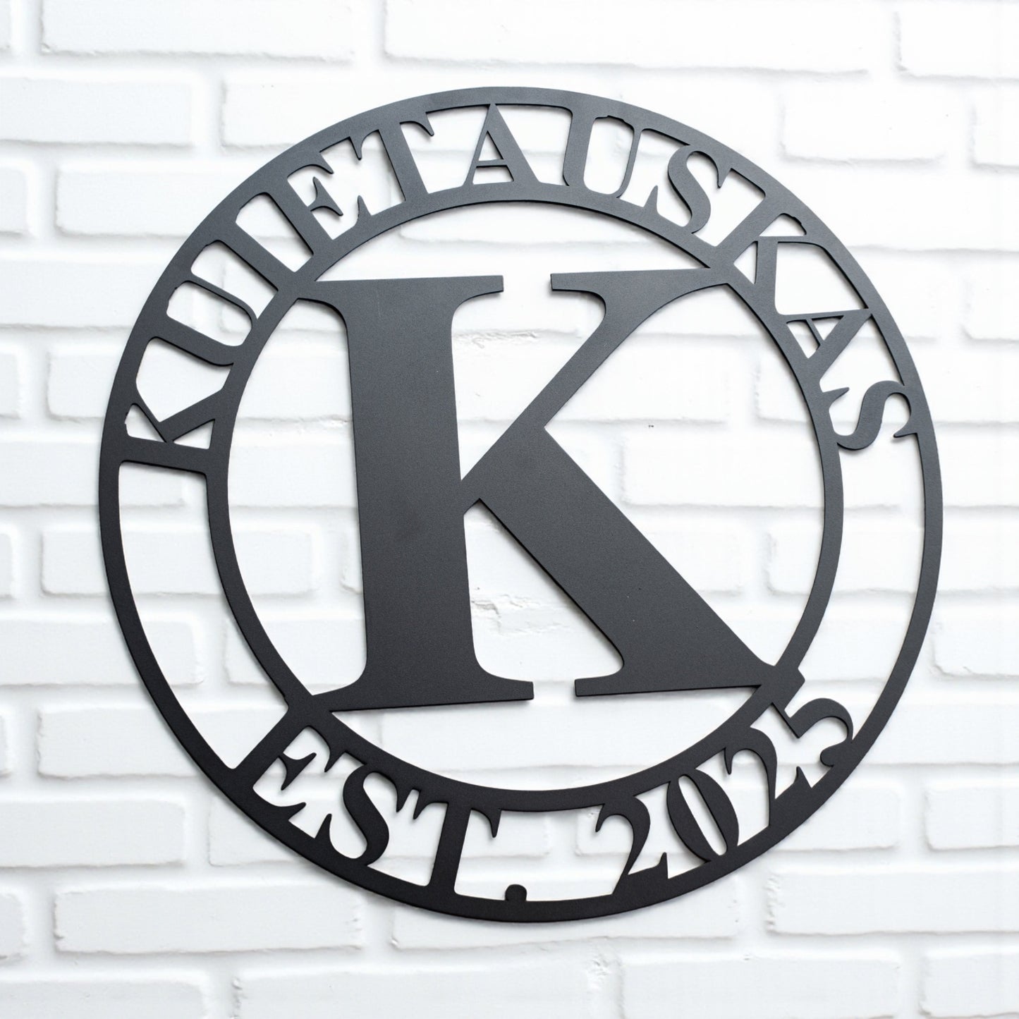 Metal Sign Initial Design