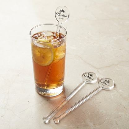 Customized Wedding Design Acrylic Stir Stick