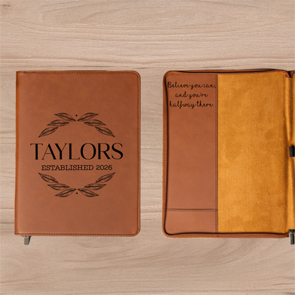 Customized Leather Portfolios - Signature Designs