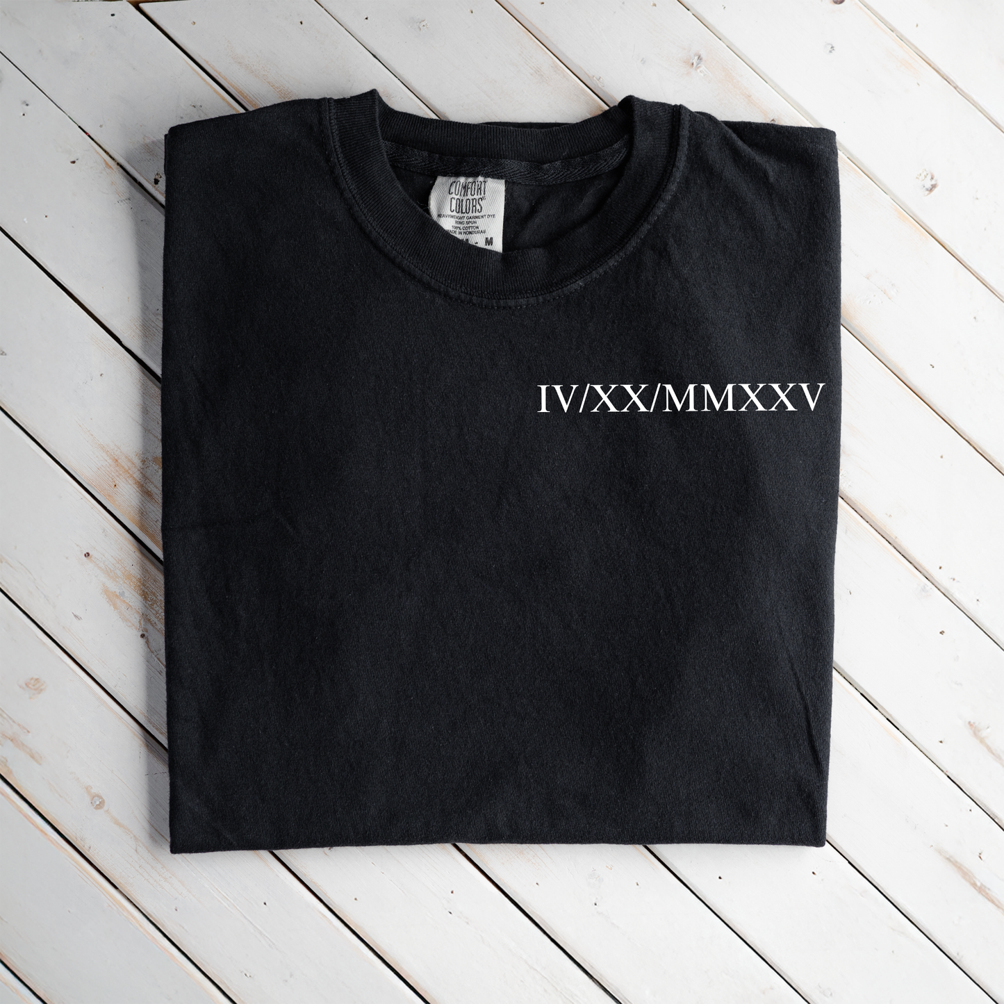 Customized Roman Numeral T-Shirt