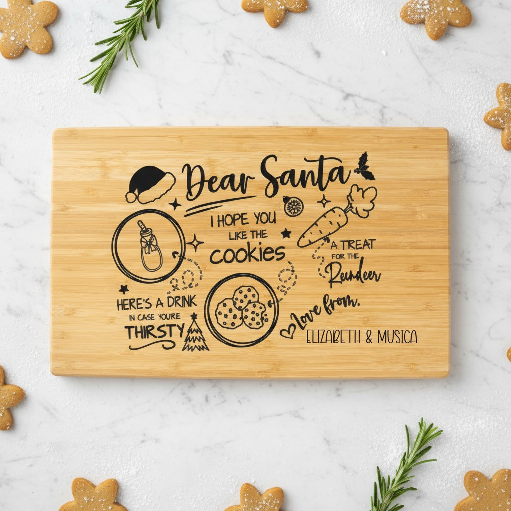 Customized Interactive Cutting Board for Santa