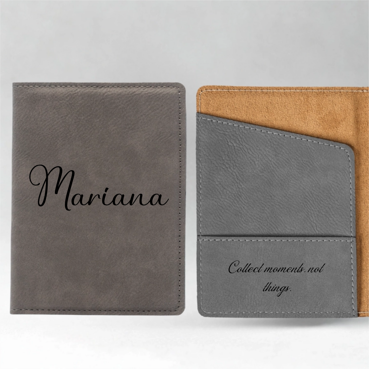 Customized Passport Covers - Script Designs