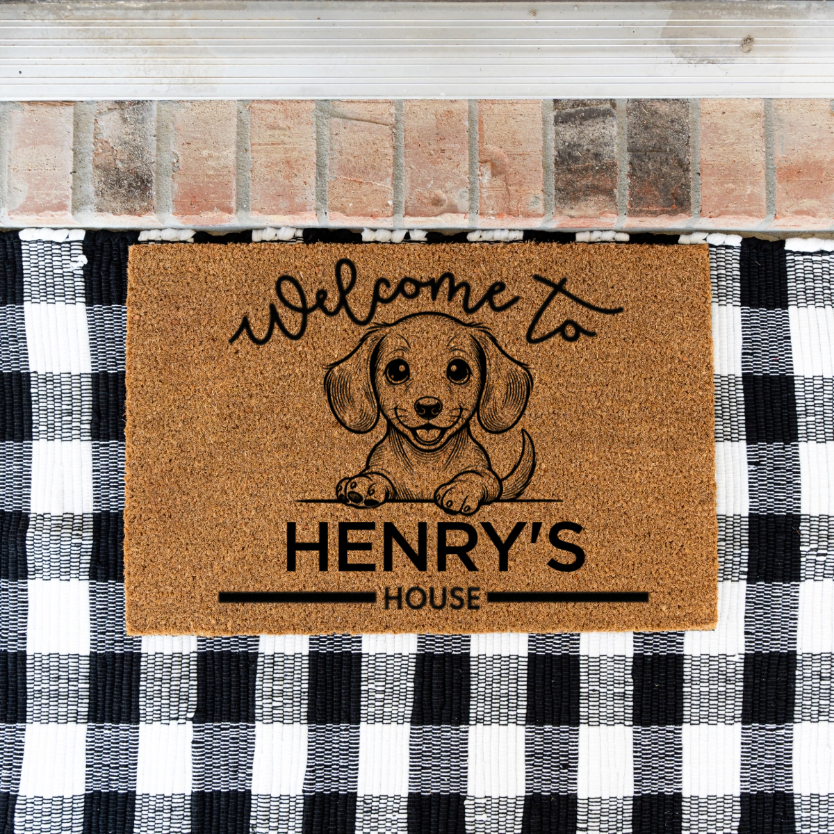 Customized Dog's House Doormats