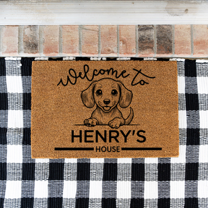 Customized Dog's House Doormats