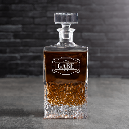 Customized Bradford 24oz. Whiskey Decanters Set of 5 - Signature Designs