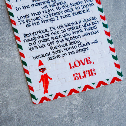 Custom Elf Puzzles - Hello or Goodbye Christmas Jigsaw
