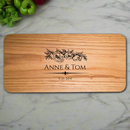 Customized Red Oak Charcuterie Board