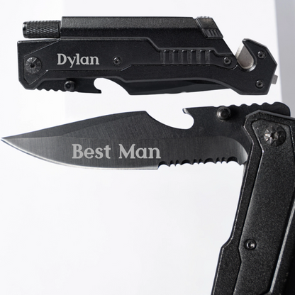 Customized Knife with Flashlight