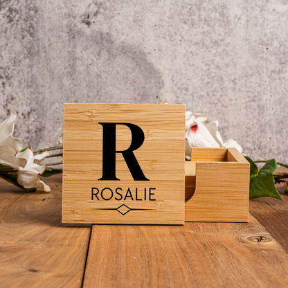Customized  Bamboo Coasters