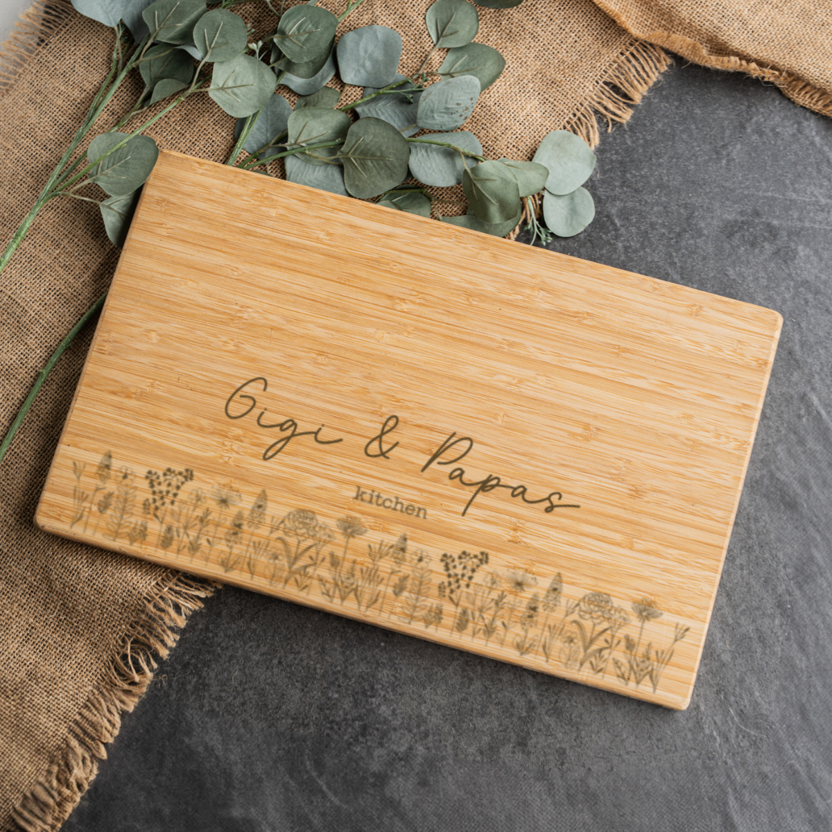 Customized 11x17 Bamboo Cutting Board