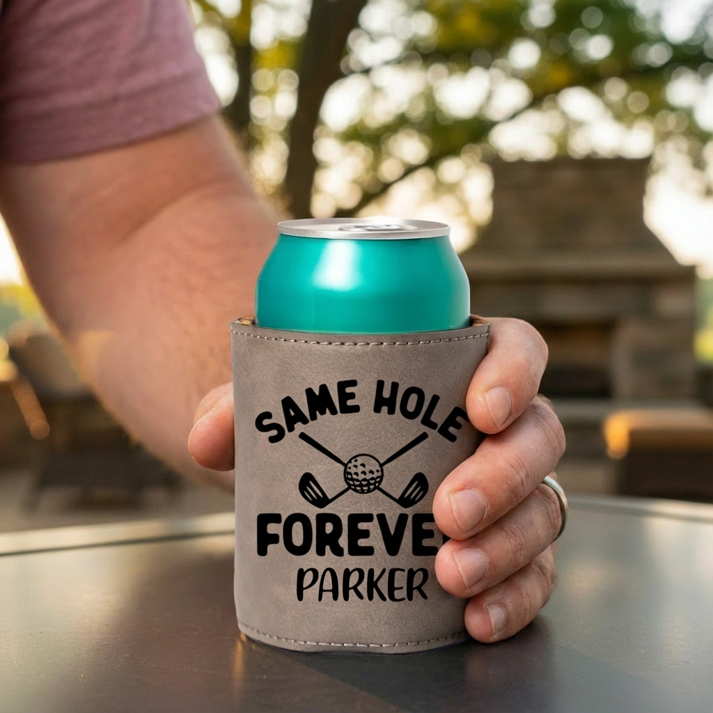 Customized Same Hole Forever Bachelor Party Can Coolers