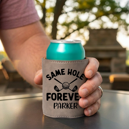 Customized Same Hole Forever Bachelor Party Can Coolers